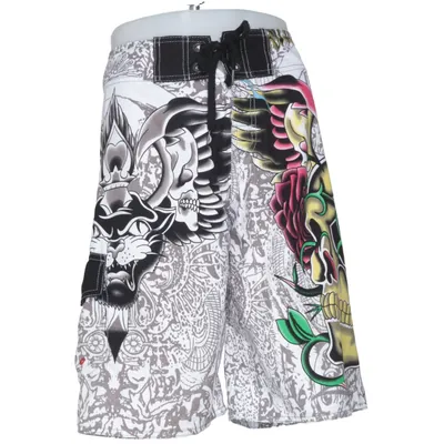 Shorts de bain (Blanc, Noir, Multicolore) de Christian Audigier Polyester
