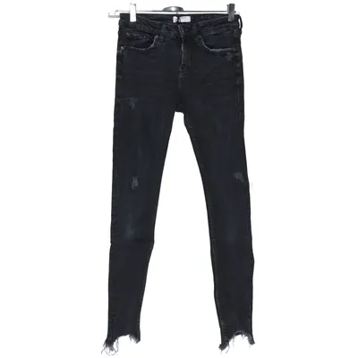 Jeans (Black) from Zara Woman Premium Collection Cotton, Elastane