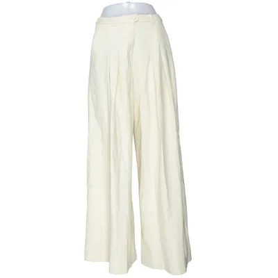 Palazzo broek (Beige) van Lounge Elastaan, Gerecycled polyester, Viscose