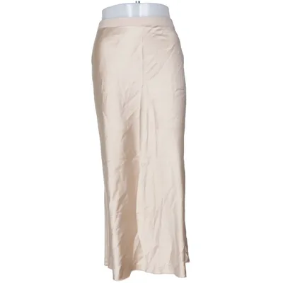 Maxi nederdel (Beige) fra Ahlvar Gallery Elastan, Silke