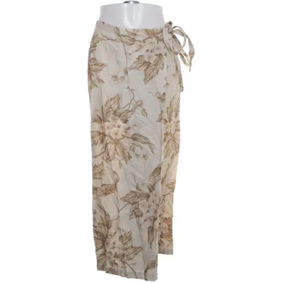 Maxi skirt (Beige, Multicolored) from The Limited Linen