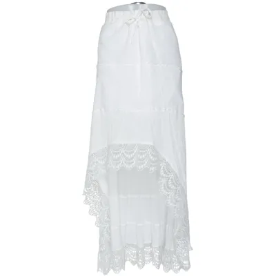 Maxi rok (Wit) van Chi Chi London Viscose