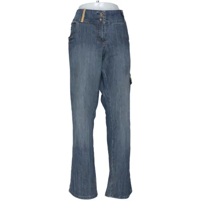 Jeans (Blue) from XLNT Woman Cotton, Elastane, Polyester