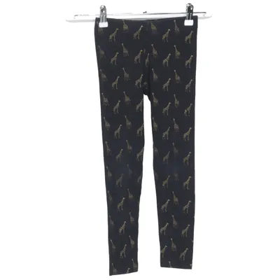 Legging (Noir) de M&S Kids Coton, Élasthane