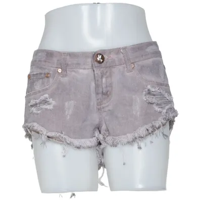 Denim shorts (Grijs) van One Teaspoon