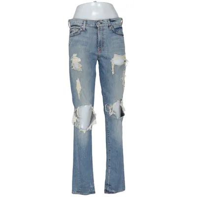 Spijkerbroek (Blauw) van 7 for All Mankind Katoen, Elastaan
