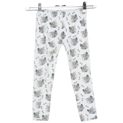 Legging (Blanc, Multicolore) de Sweet Me Coton, Élasthane