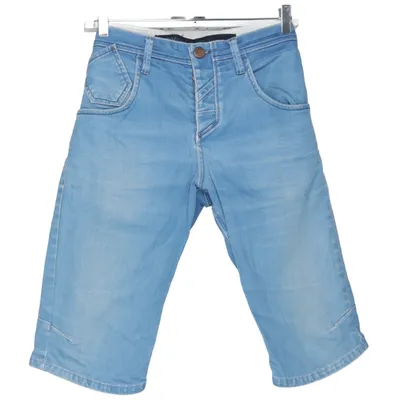 Denim shorts (Justin 3/4) van Gabba Jeans Katoen, Elastaan