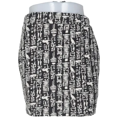 Skirt (Black, White) from Lucky Brand Cotton, Elastane, Polyester