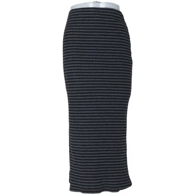 Maxi skirt (Black, Gray) from IndieXO Cotton, Elastane, Polyester