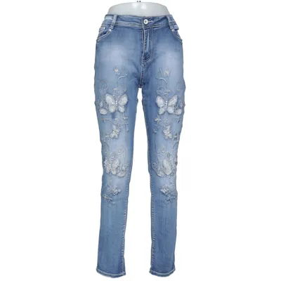 Spijkerbroek (Blauw) van My Christy Katoen, Polyester, Viscose