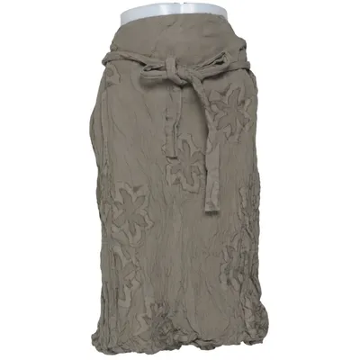 Jupe (Beige) de Absolut Coton, Fibre métallique, Polyester