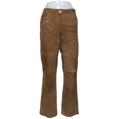 Pantalon en cuir (Marron) de Almsach Cuir