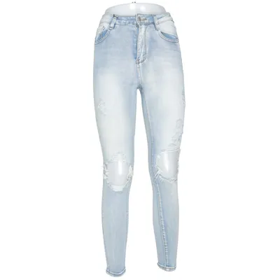 Jean (Bleu) de Laulia Coton, Élasthane, Polyester, Viscose