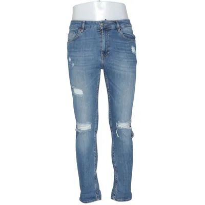 Jeans (Blå) från W.BXTR Bomull, Elastan