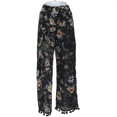 Pantalon patte d'éléphant (Noir, Multicolore) de Molly Bracken Coton, Polyester