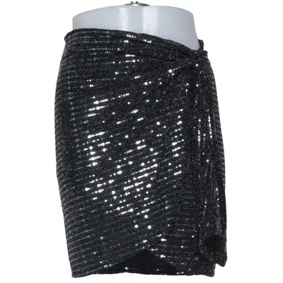 Jupe (Sequins Drapy Skirt) de NLY One Élasthane, Fibre métallique, Polyamide