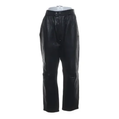 Leren broek (Grijs) van Aldo Colitti Acetaat, Leer, Polyamide