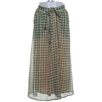 Jupe longue (Vert, Beige) de Blend She Polyester