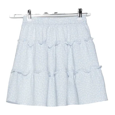 Rok (Blauw, Wit) van H&M Elastaan, Polyester
