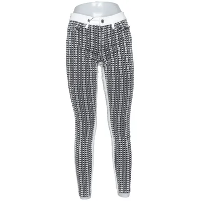 Broek (Wit, Zwart) van 7 for All Mankind Acryl, Katoen, Elastaan, Polyamide, Polyester