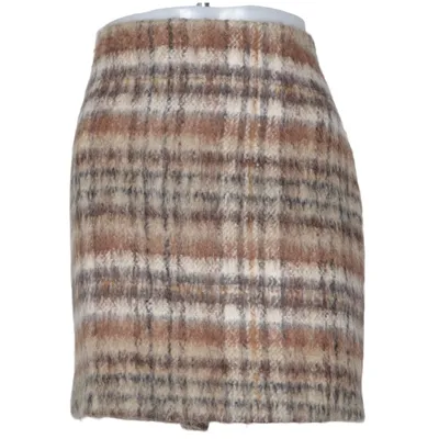 Nederdel (Seine Brushed Check) fra Rodebjer Akryl, Alpacauld, Polyamid, Polyester, Viscose