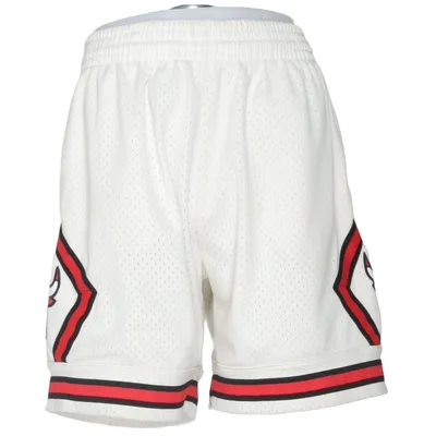 Basketball shorts (White, Red, Black) from Hardwood Classics x Mitchell & Ness Polyester