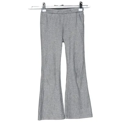 Broek (Grijs) van Lindex Kids Katoen, Elastaan, Metallvezel, Polyester