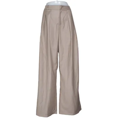 Pantalon patte d'éléphant (Beige) de Nasty Gal Polyester