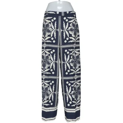Palazzo broek (Blauw, Wit) van H&M Viscose, Polyamide, Polyester