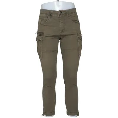 Cargo broek (Groen) van Jack & Jones Jeans Intelligence Katoen, Elastaan