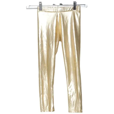 Legging (Or) de Mini Rodini Élasthane, Polyester