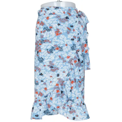 Wikkelrok (Blauw, Meerkleurig) van Ichi Elastaan, Polyester