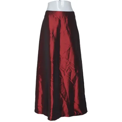 Maxi rok (Rood) van Flash Acetaat, Polyester