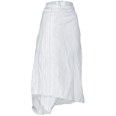 Wrap skirt (White, Black) from Ischiko Cotton, Polyester, Polyurethane