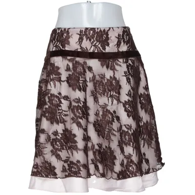 Skirt (Pink, Brown) from Moda International Polyamide, Polyester