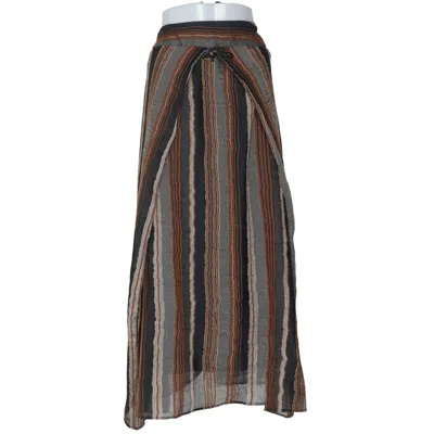Wikkelrok (Zwart, Bruin, Beige) van Bitte Kai Rand Acetaat, Linnen, Polyamide, Polyester, Wol