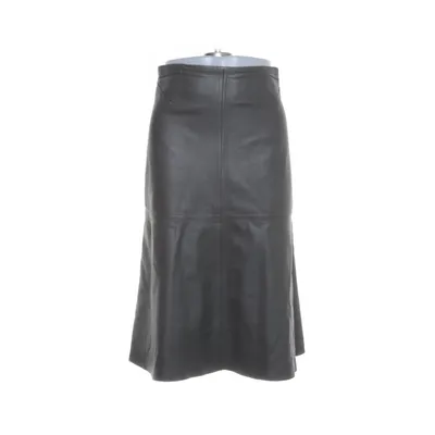 Läderkjol (Grå) från H&M Trend Skinn, Polyester