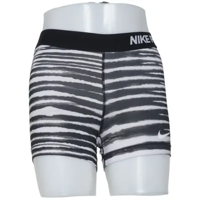 Short de compression (Noir, Blanc) de Nike Pro Élasthane, Polyester