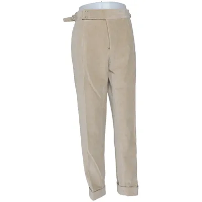 Corduroy broek (Beige) van Pini Parma