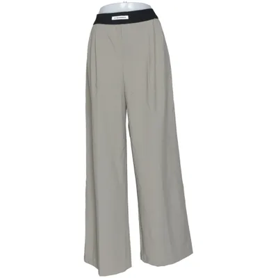 Palazzo broek (Grijs, Zwart) van Bershka Elastaan, Polyester, Viscose