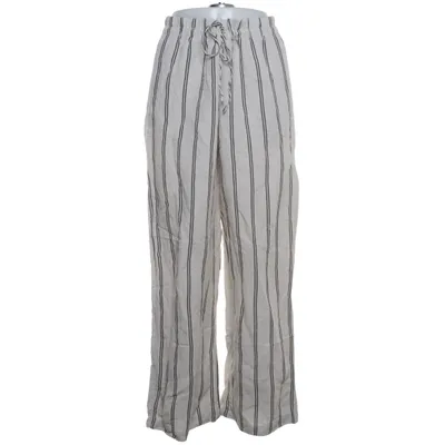 Pants (Beige, Multicolored) from H&M Premium Quality Viscose, Linen, Polyester