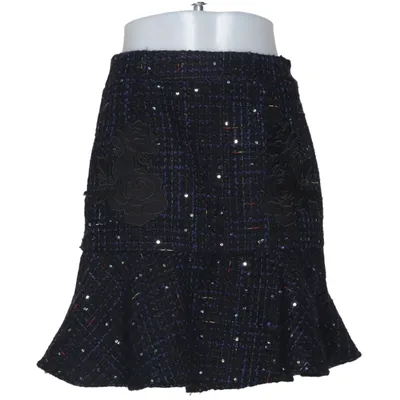 Jupe (Noir, Bleu, Multicolore) de MOTF Polyester, Laine