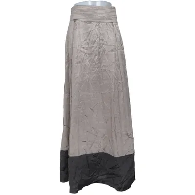 Långkjol (Beige, Grå) från Solar Polyamid, Viskos