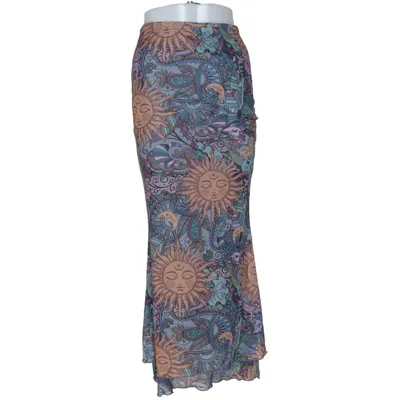 Jupe longue (Multicolore) de Romwe Élasthane, Polyester