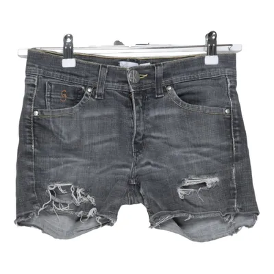Denim shorts (Gray) from G designed by Davy's Cotton, Elastane