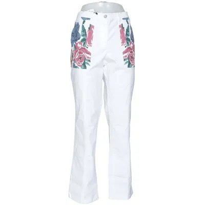 Jean (Blanc, Multicolore) de Bonprix Coton, Élasthane