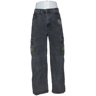 Cargobyxor (Grå) från Ed Hardy x Urban Outfitters Bomull, Polyester