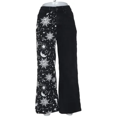 Jean (Noir, Blanc) de Shein Coton, Polyester
