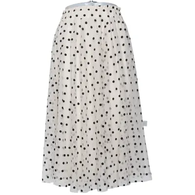 Tulle skirt (Beige, Black) from Stradivarius
